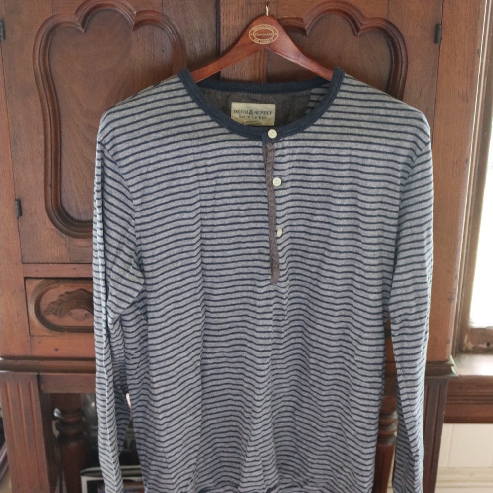 Denim and Supply Ralph Lauren Log Sleeved Henley